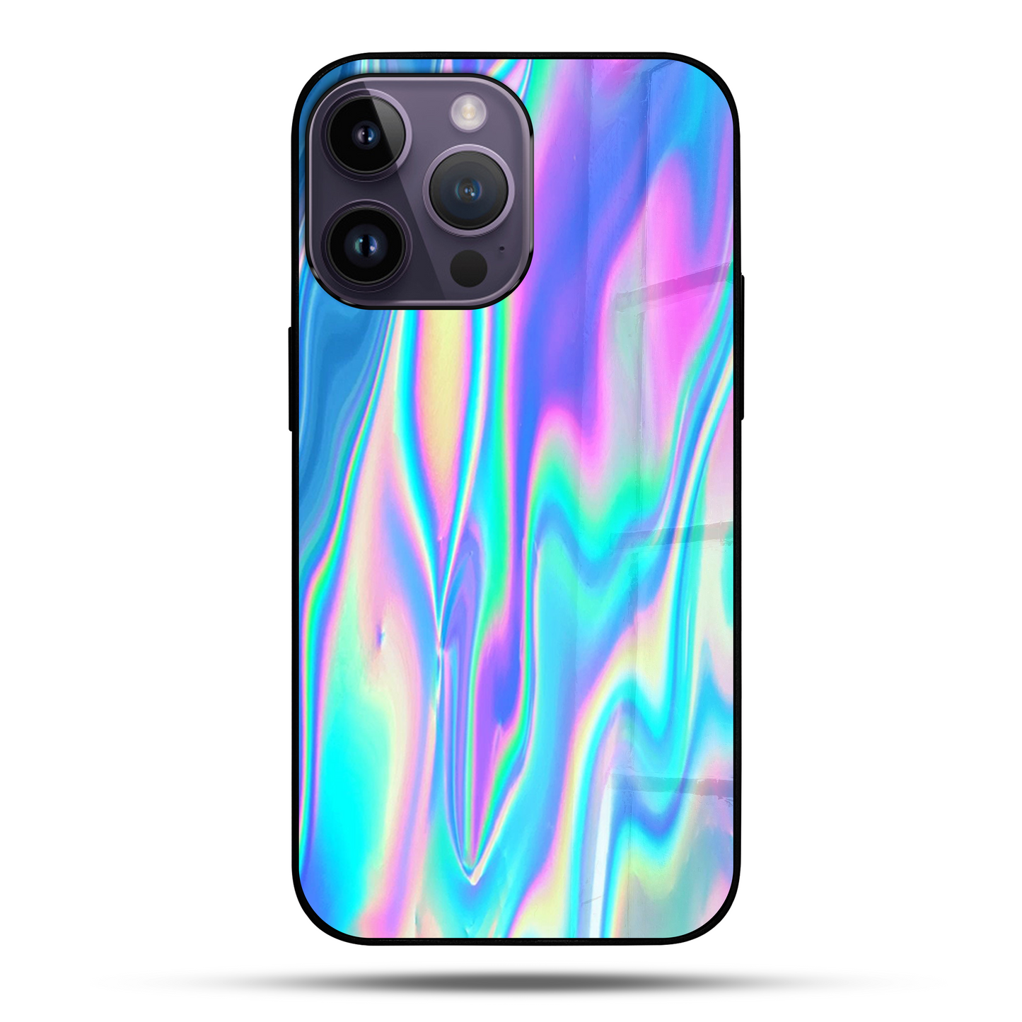 Iridescent Aura SuperGlass Case Cover