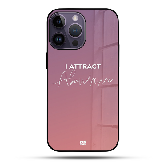 I Attract Abundance SuperGlass Case Cover