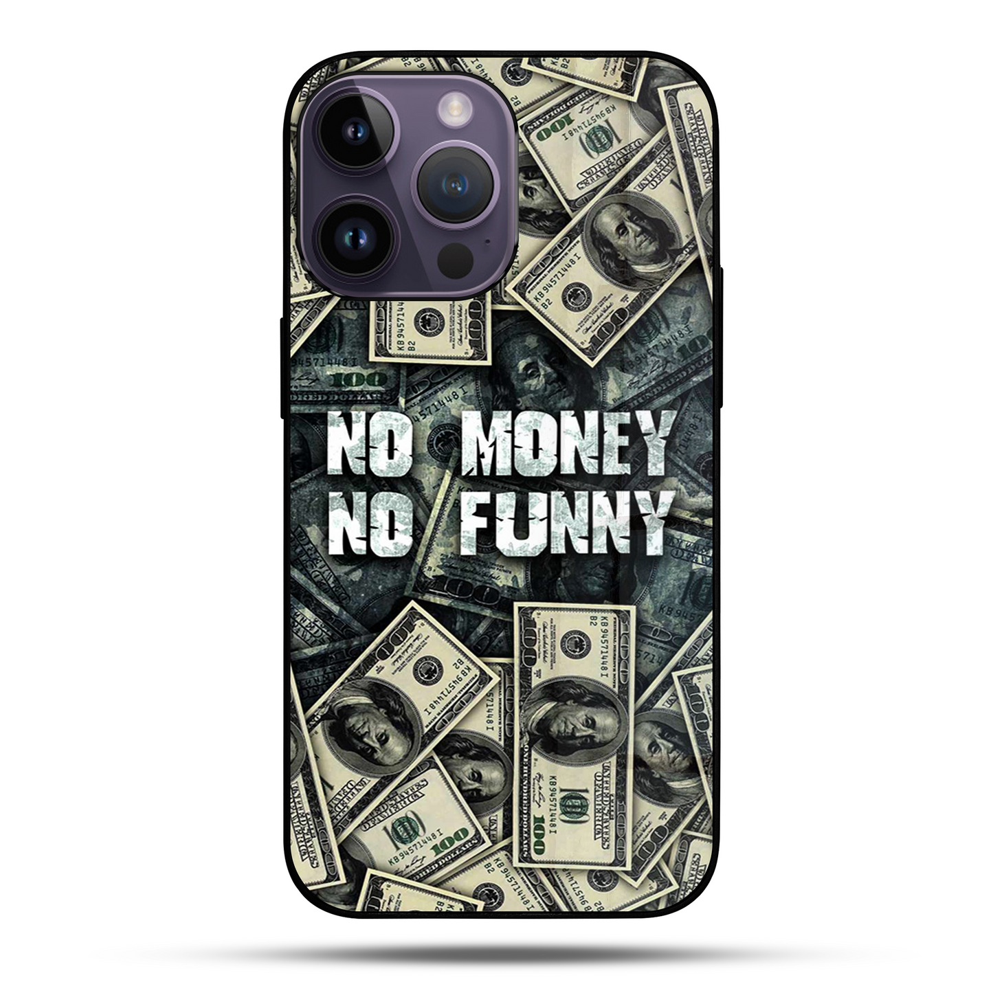 No Money No Funny SuperGlass Case Cover