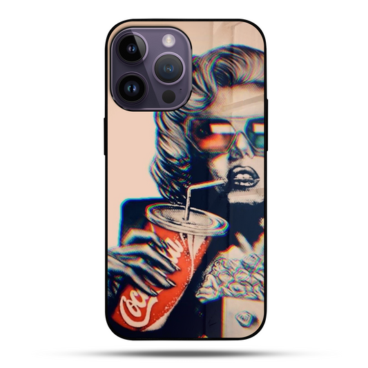 Marilyn Cola SuperGlass Case Cover