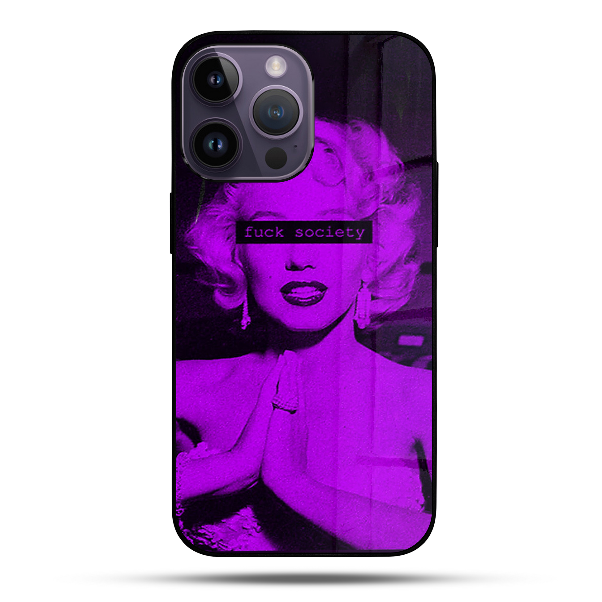 Fck Society SuperGlass Case Cover