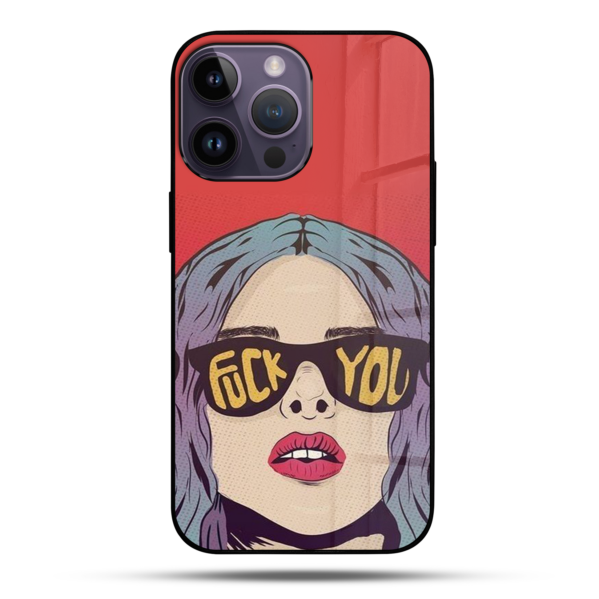 Fck You SuperGlass Case Cover