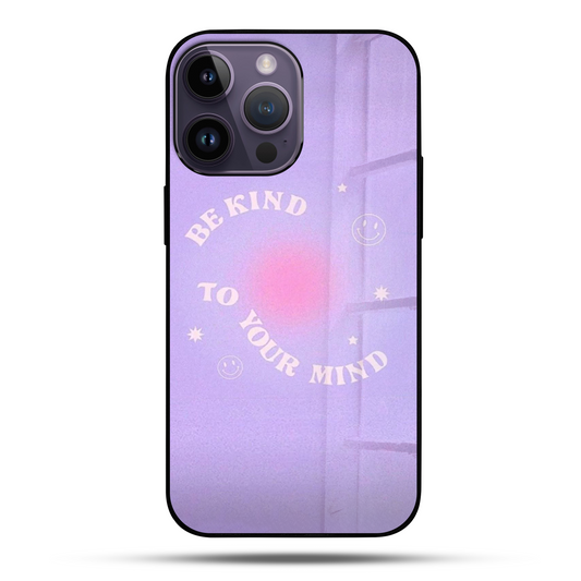Be Kind SuperGlass Case Cover