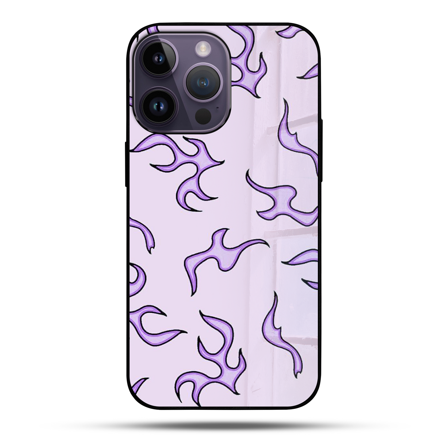 Flames SuperGlass Case Cover