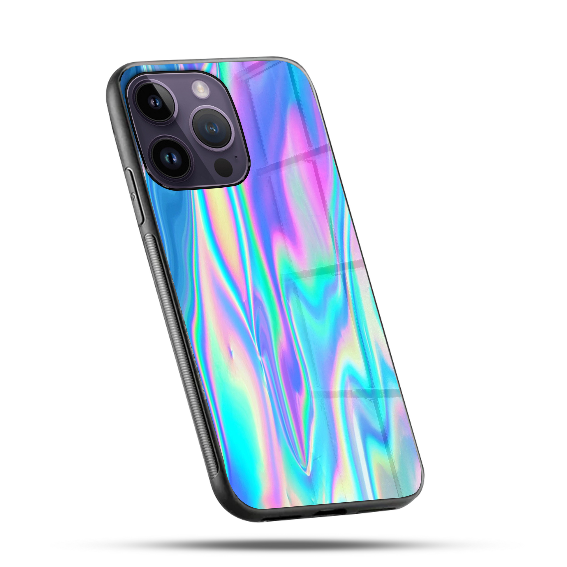 Iridescent Aura SuperGlass Case Cover