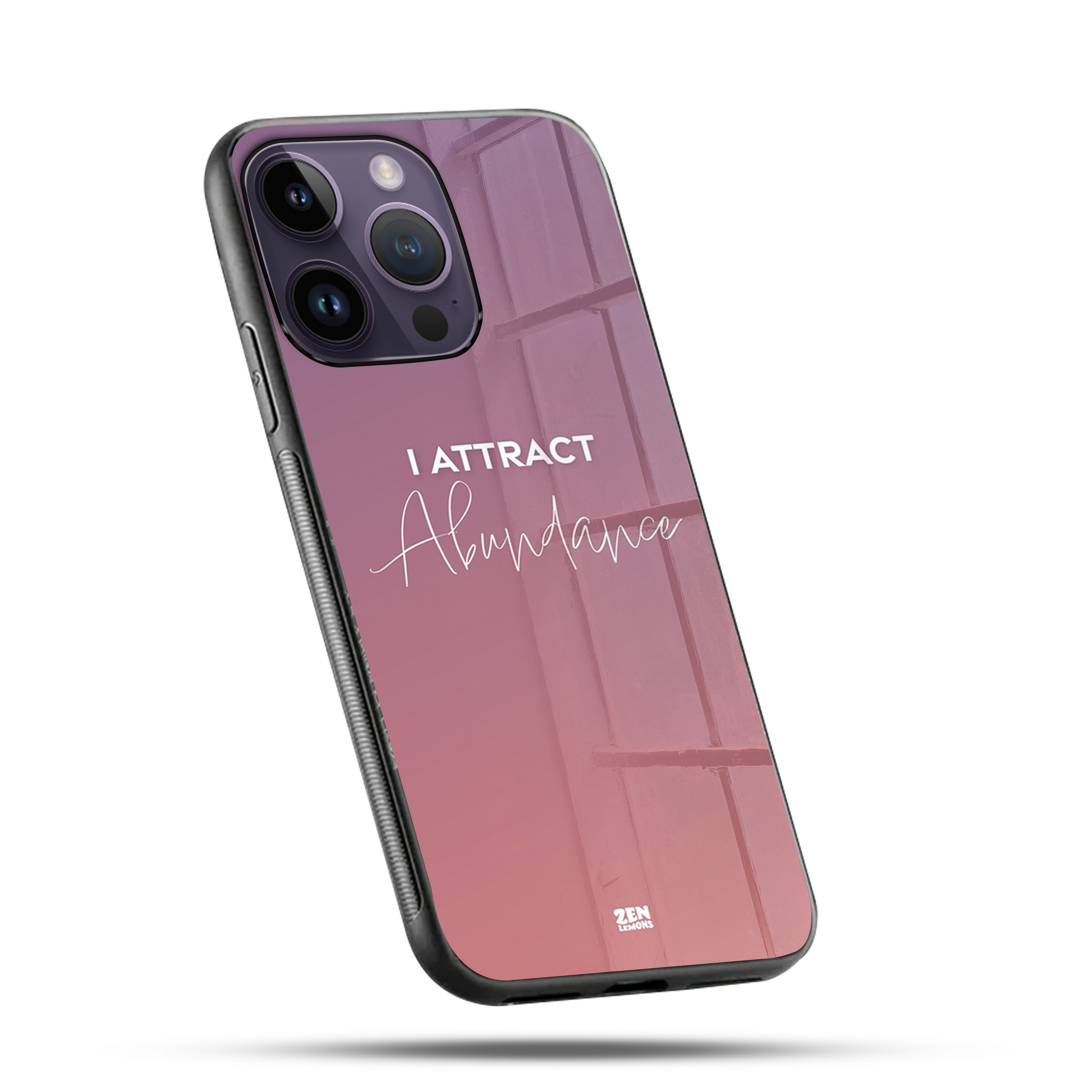 I Attract Abundance SuperGlass Case Cover