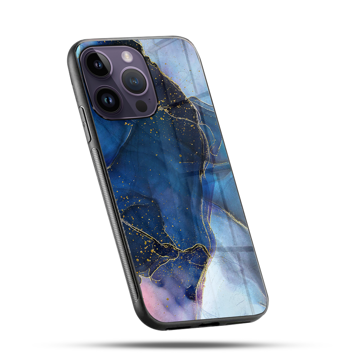 Liquid Marble Coastal Blue SuperGlass Case Cover