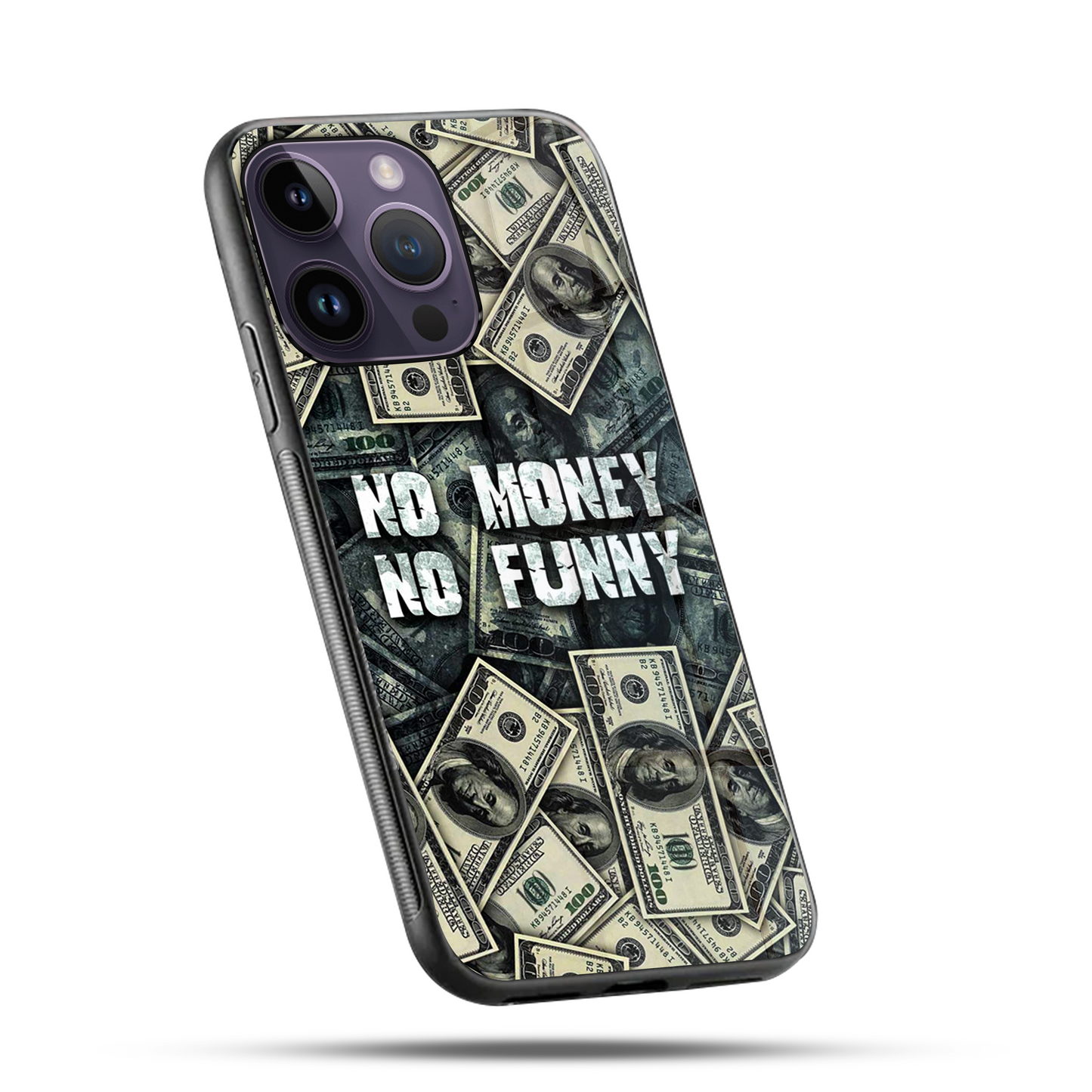 No Money No Funny SuperGlass Case Cover