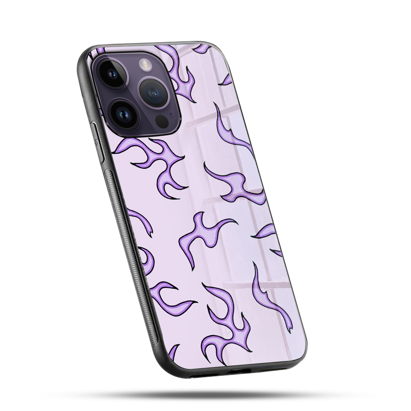 Flames SuperGlass Case Cover