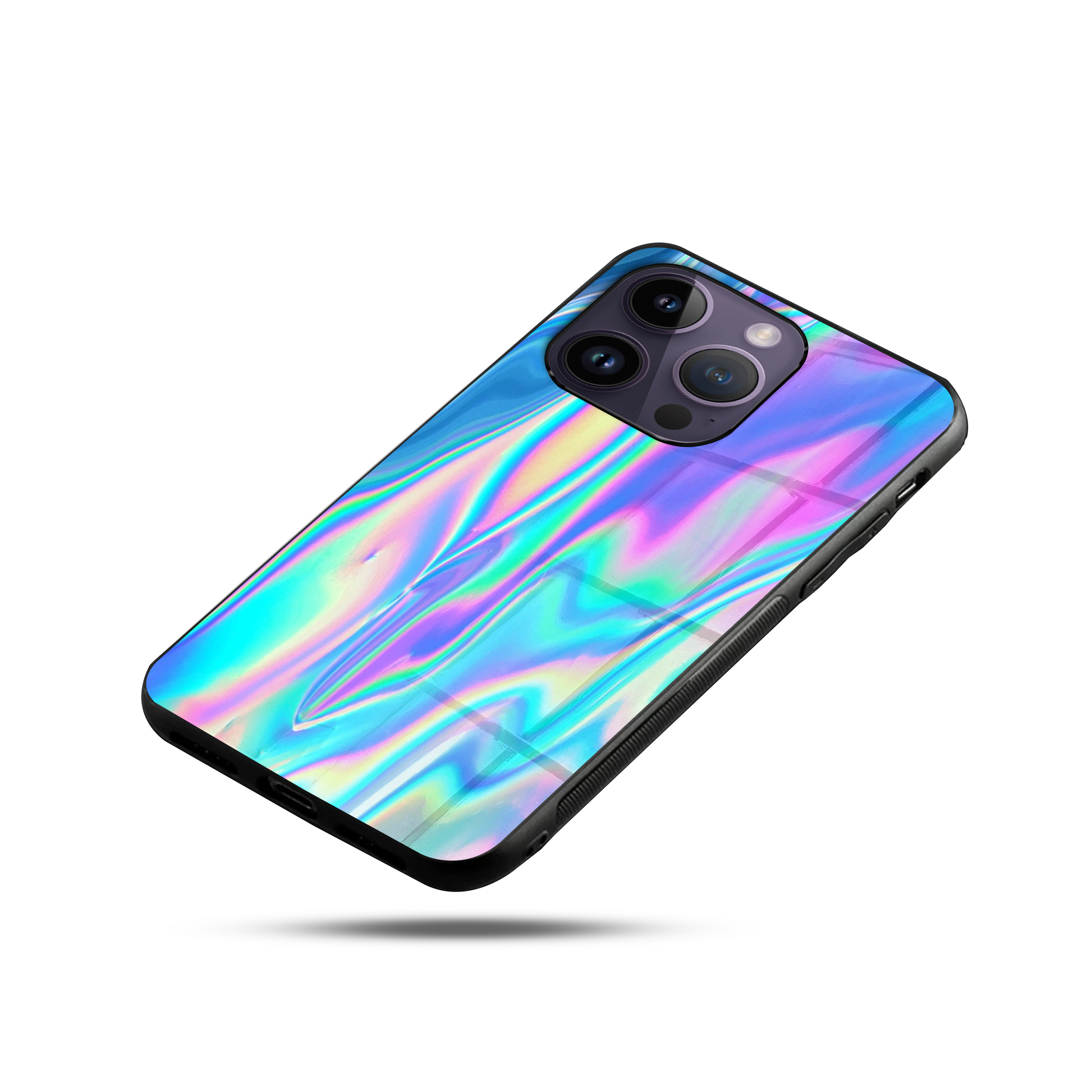 Iridescent Aura SuperGlass Case Cover