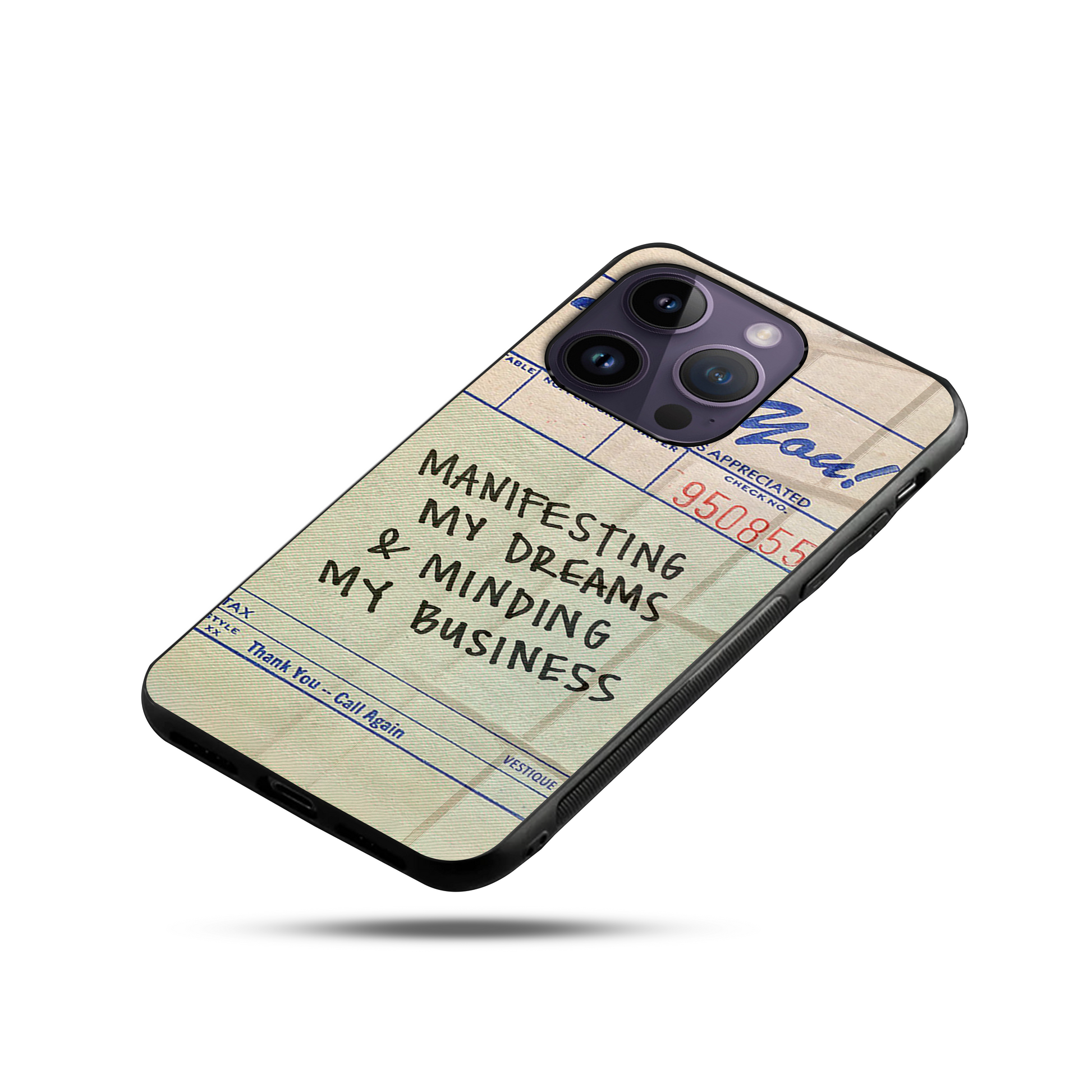 Mind My Business SuperGlass Case Cover