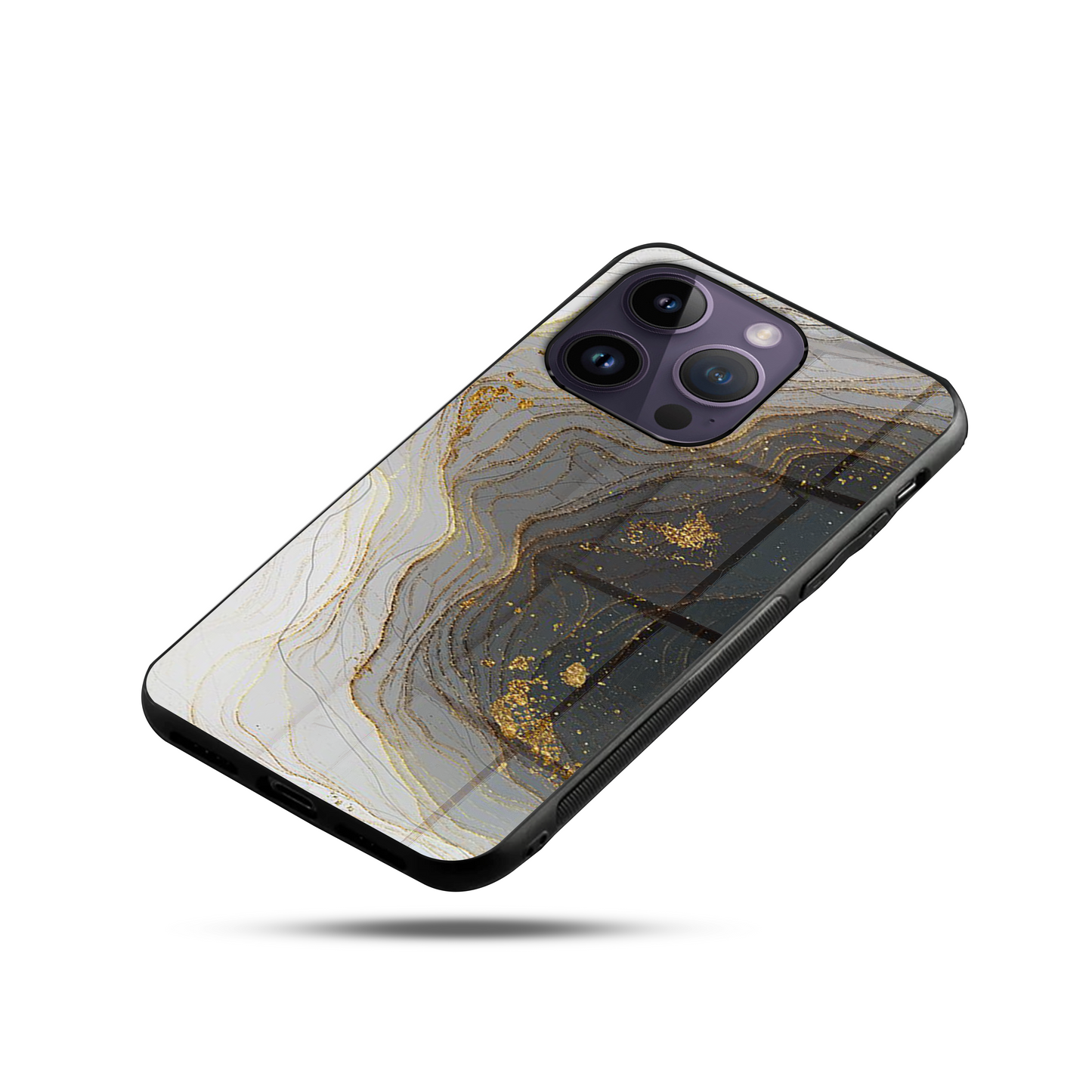 Liquid Marble Ripples SuperGlass Case Cover