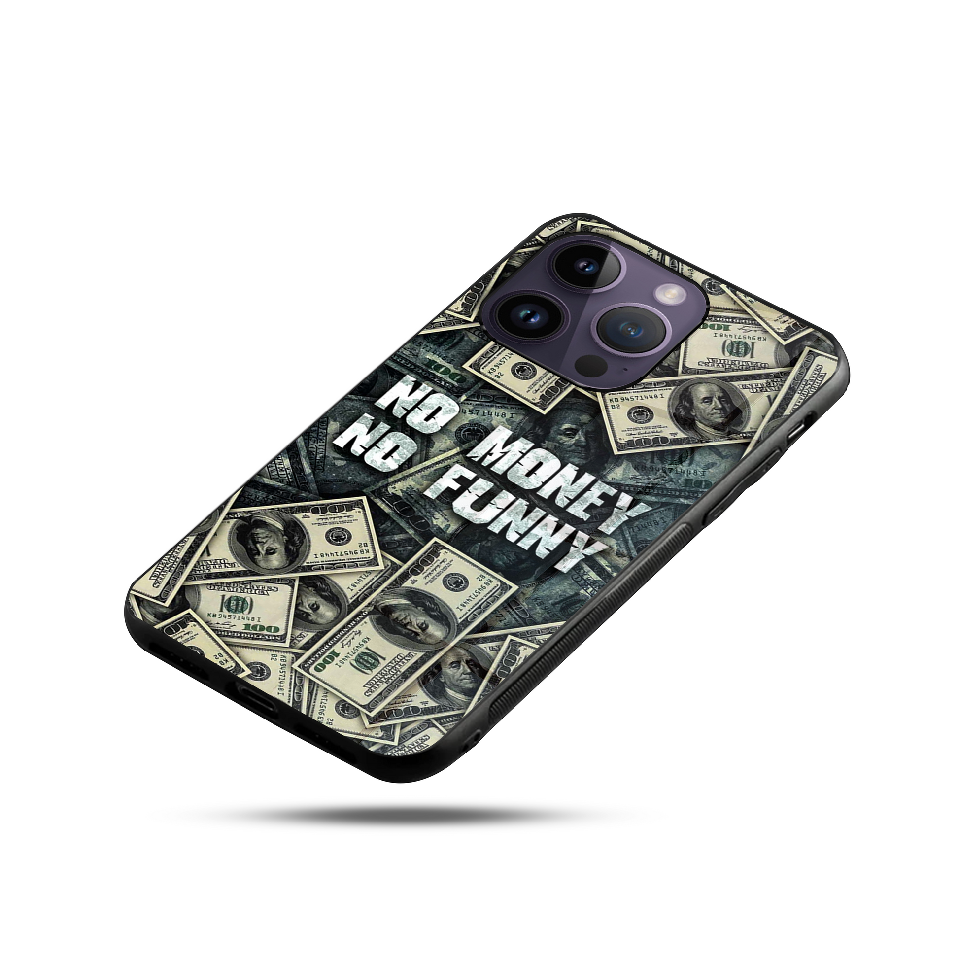 No Money No Funny SuperGlass Case Cover