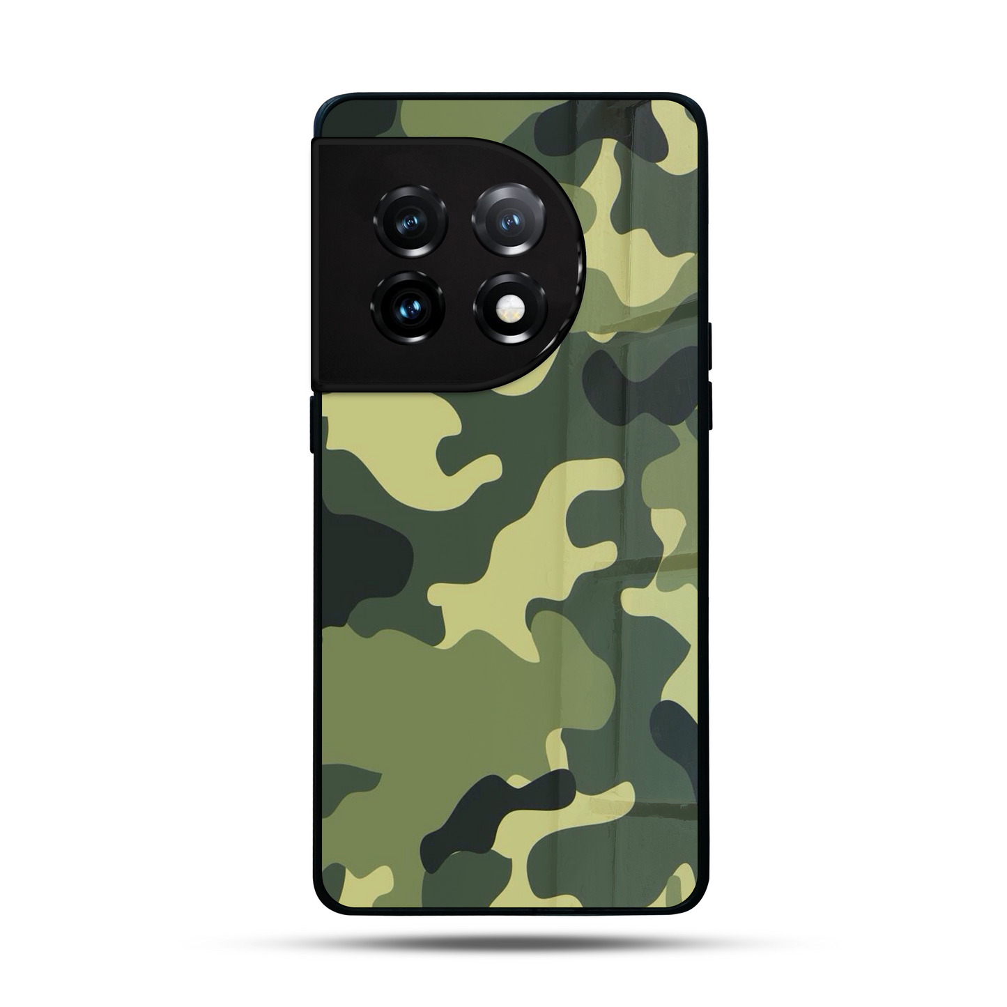 Army Camo SuperGlass Case Cover