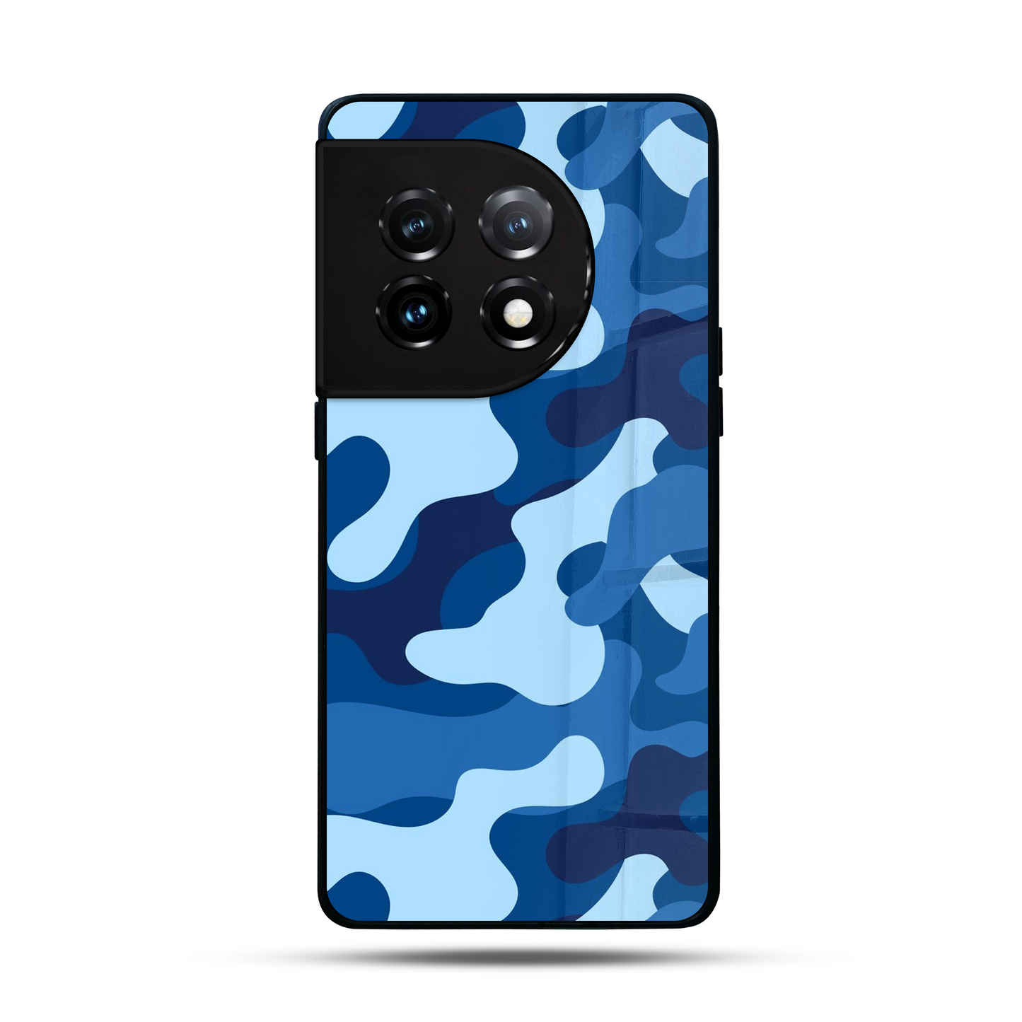 Navy Camo SuperGlass Case Cover