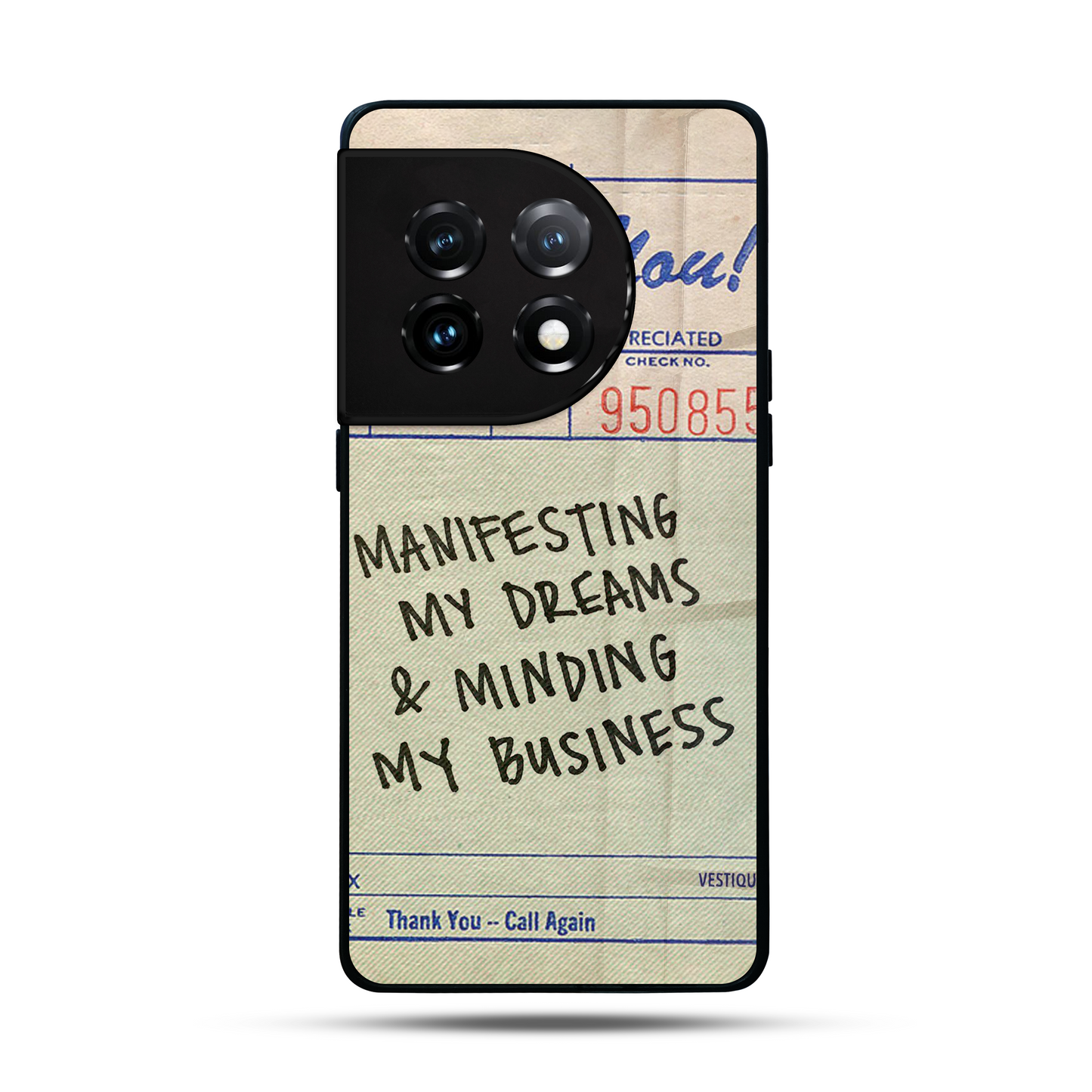 Mind My Business SuperGlass Case Cover