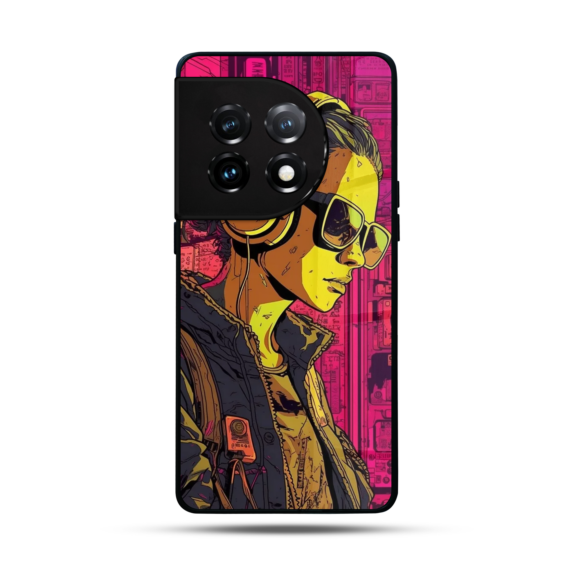 DJ Neon SuperGlass Case Cover