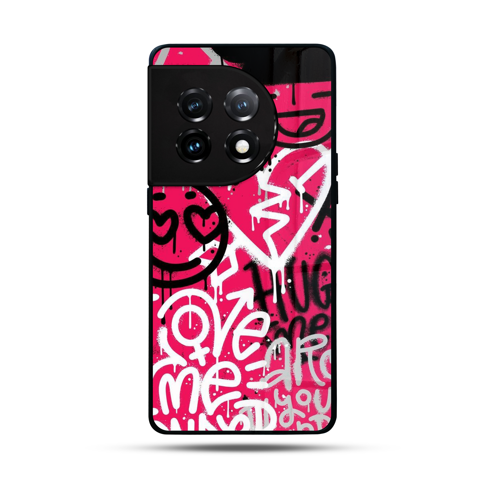 Make Love Graffiti SuperGlass Case Cover