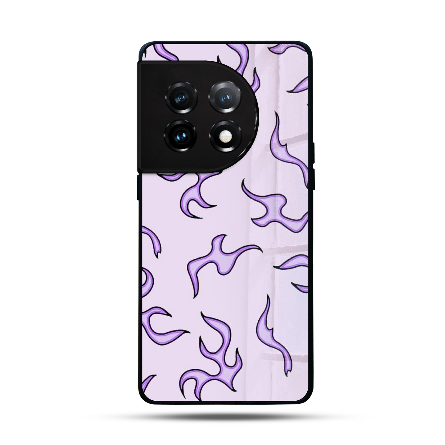 Flames SuperGlass Case Cover