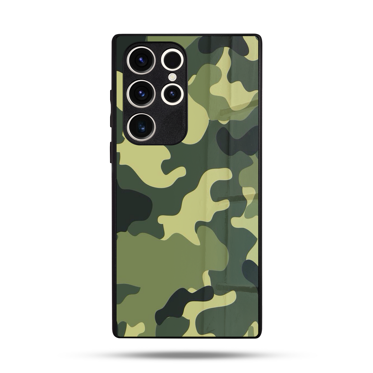 Army Camo SuperGlass Case Cover