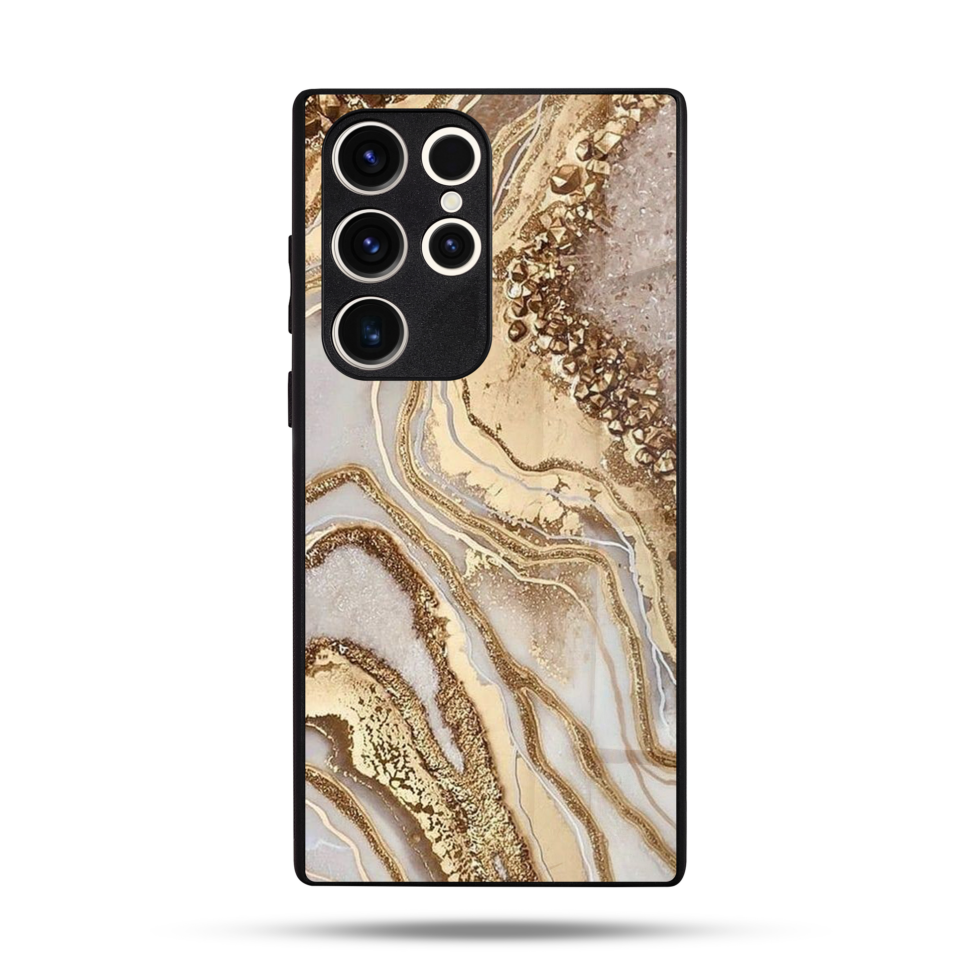 Liquid Marble Barbie Gold SuperGlass Case Cover