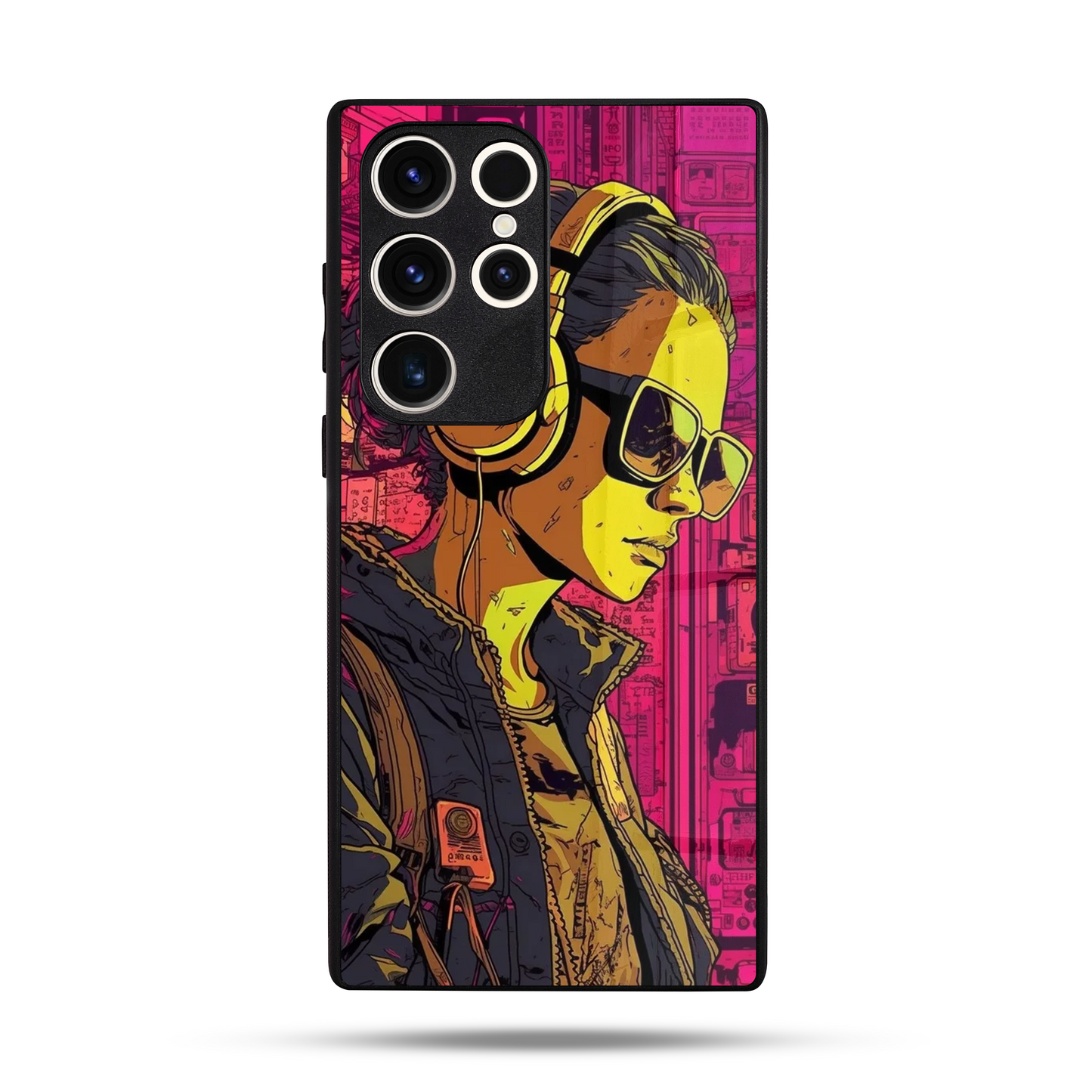 DJ Neon SuperGlass Case Cover