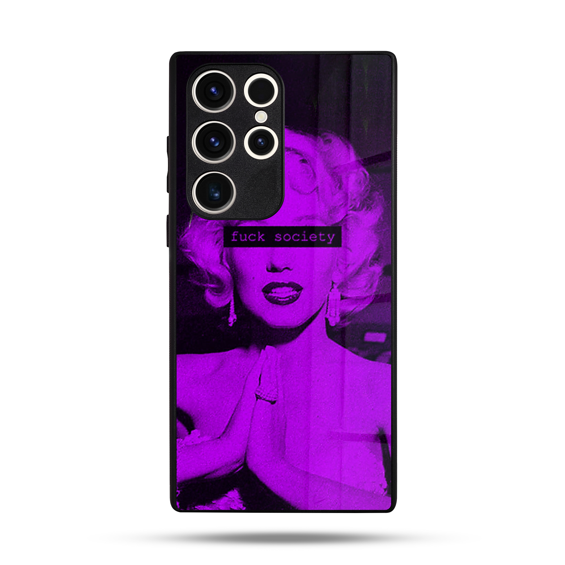 Fck Society SuperGlass Case Cover