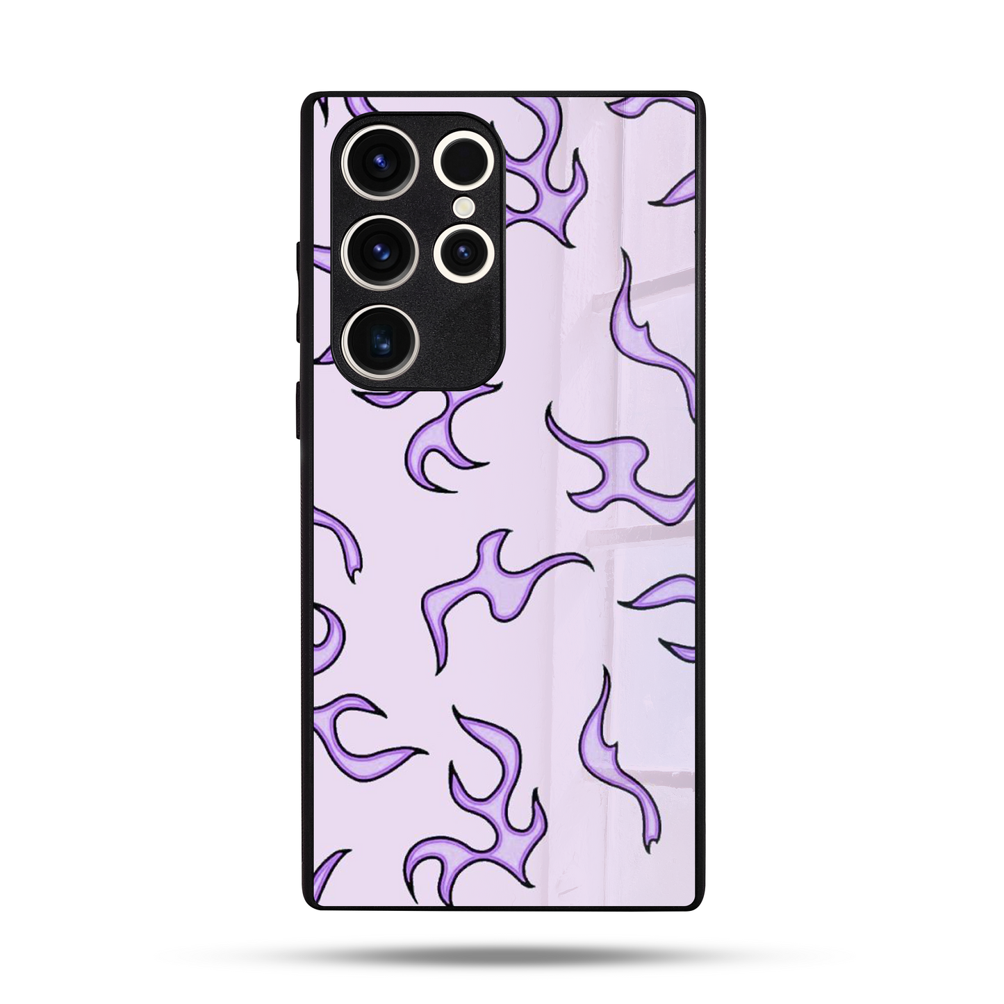 Flames SuperGlass Case Cover