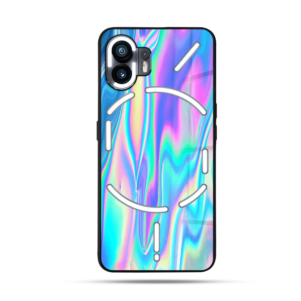 Iridescent Aura SuperGlass Case Cover