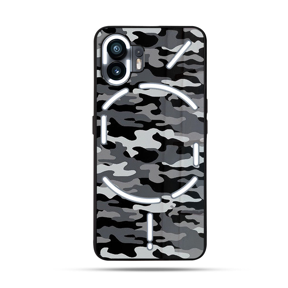 Black Camo SuperGlass Case Cover