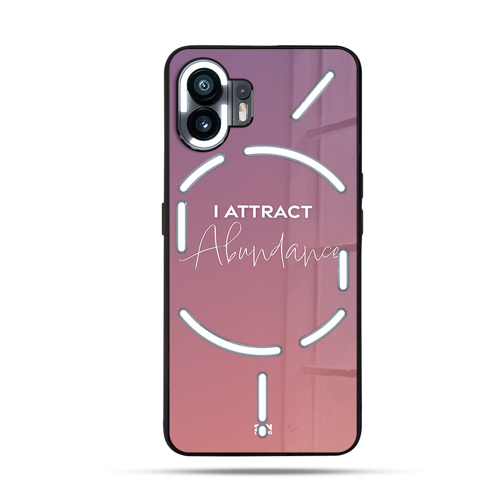 I Attract Abundance SuperGlass Case Cover