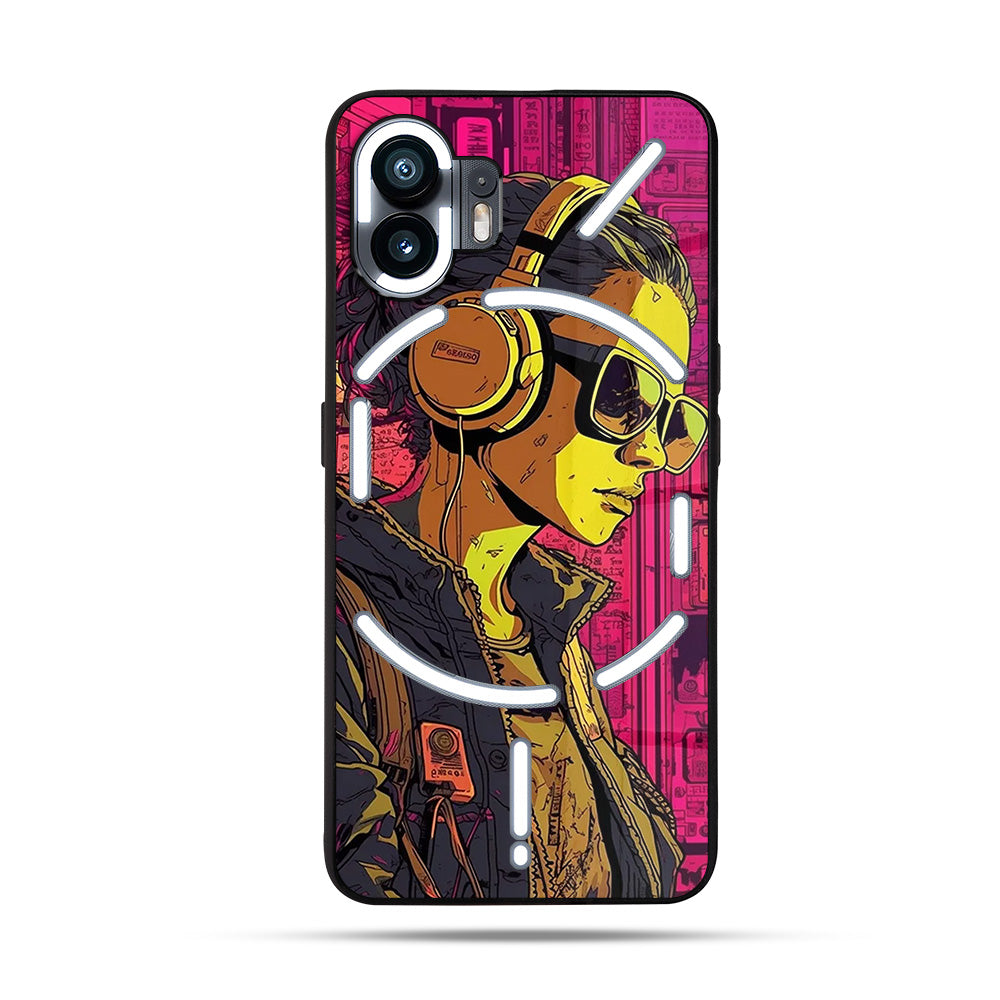 DJ Neon SuperGlass Case Cover