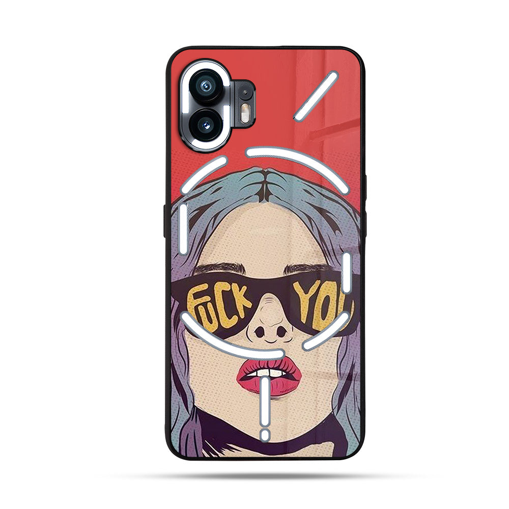 Fck You SuperGlass Case Cover