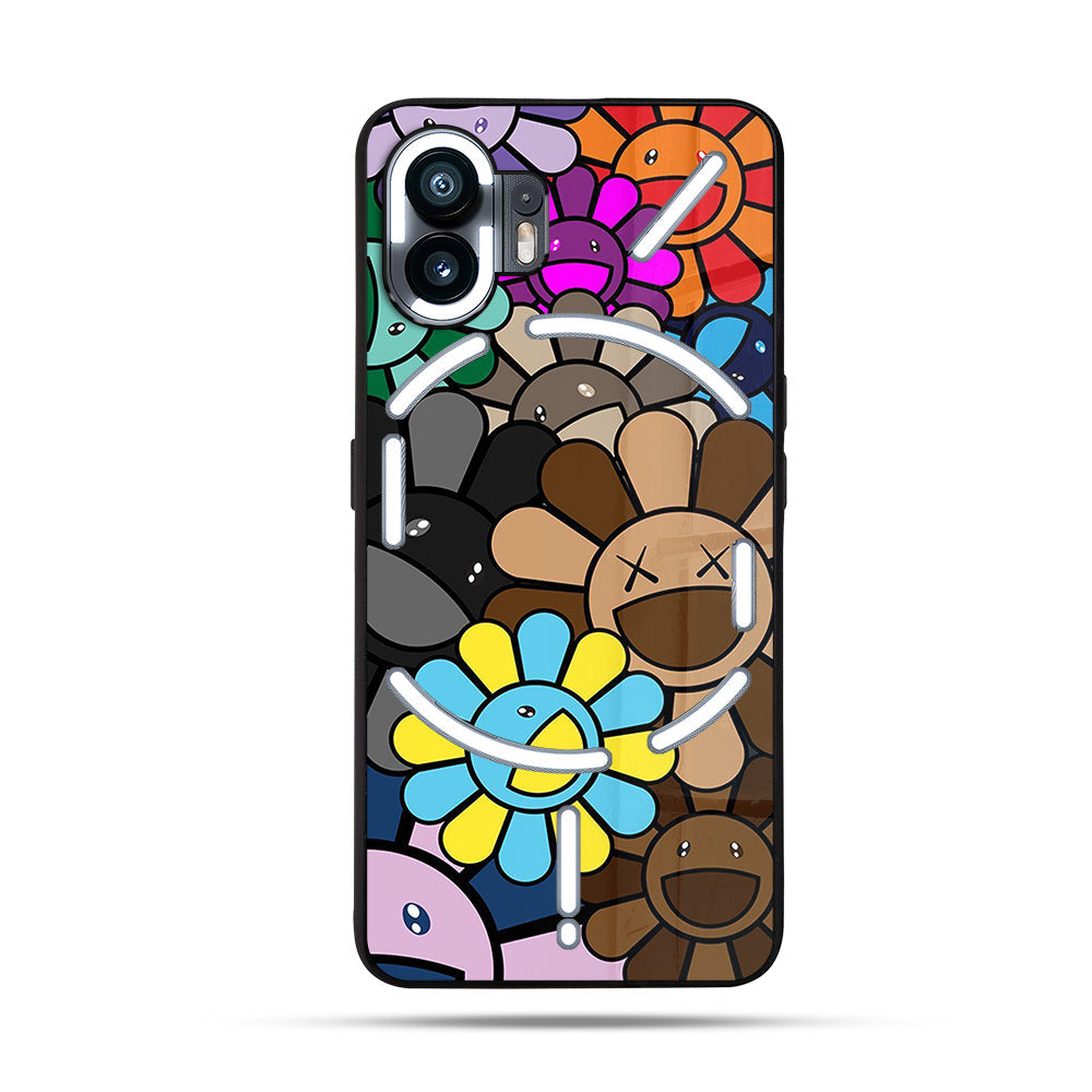 Stoned Flowers SuperGlass Case Cover